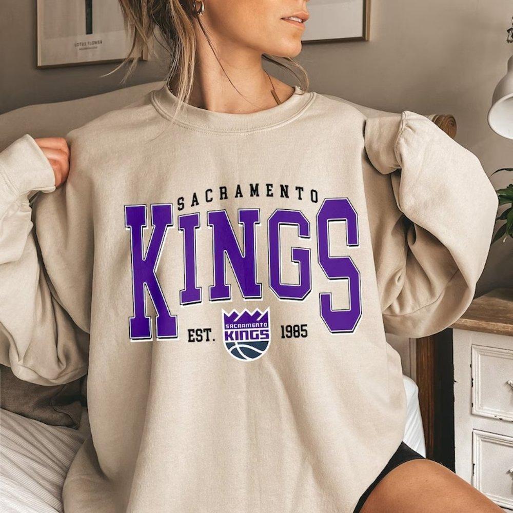 Sacramento Kings 1985 Basketball Sweatshirt
